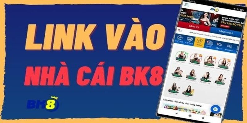 Link vào BK8 giả mạo