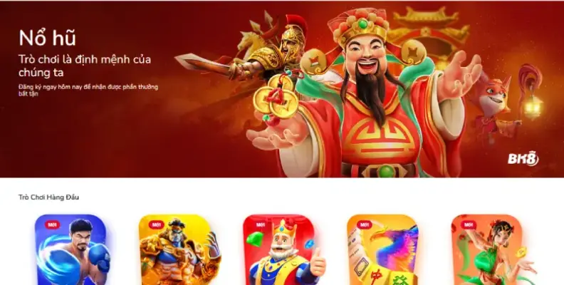 Đôi nét về sảnh nổ hũ BK8